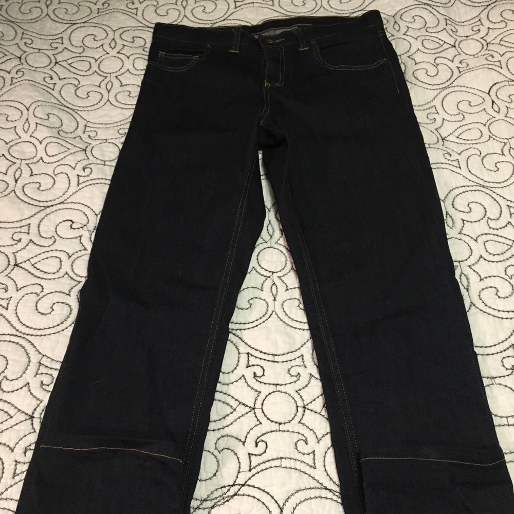 EUC - Dearborn denim, straight leg dark wash